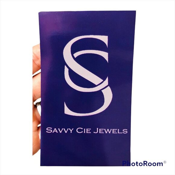 Savvy Cie Womens Purple Amethyst Sterling Silver Stud Post Back Earrings New - Picture 7 of 8